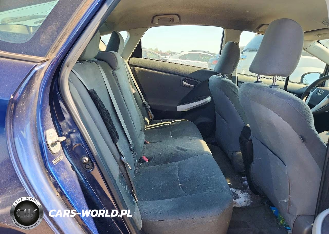 2012 Toyota Prius Two VIN:JTDKN3DU6C1558409 - 10