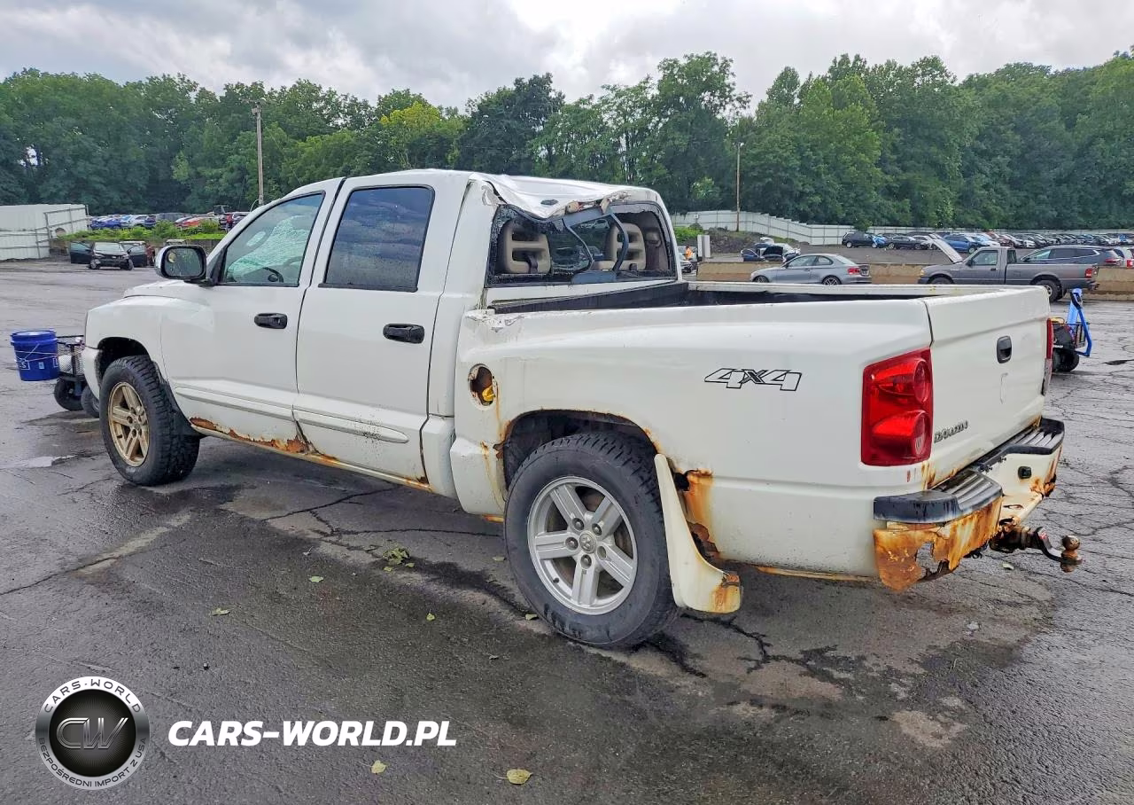2007 Dodge Dakota Quad Slt VIN:1D7HW48N17S118619 - 2