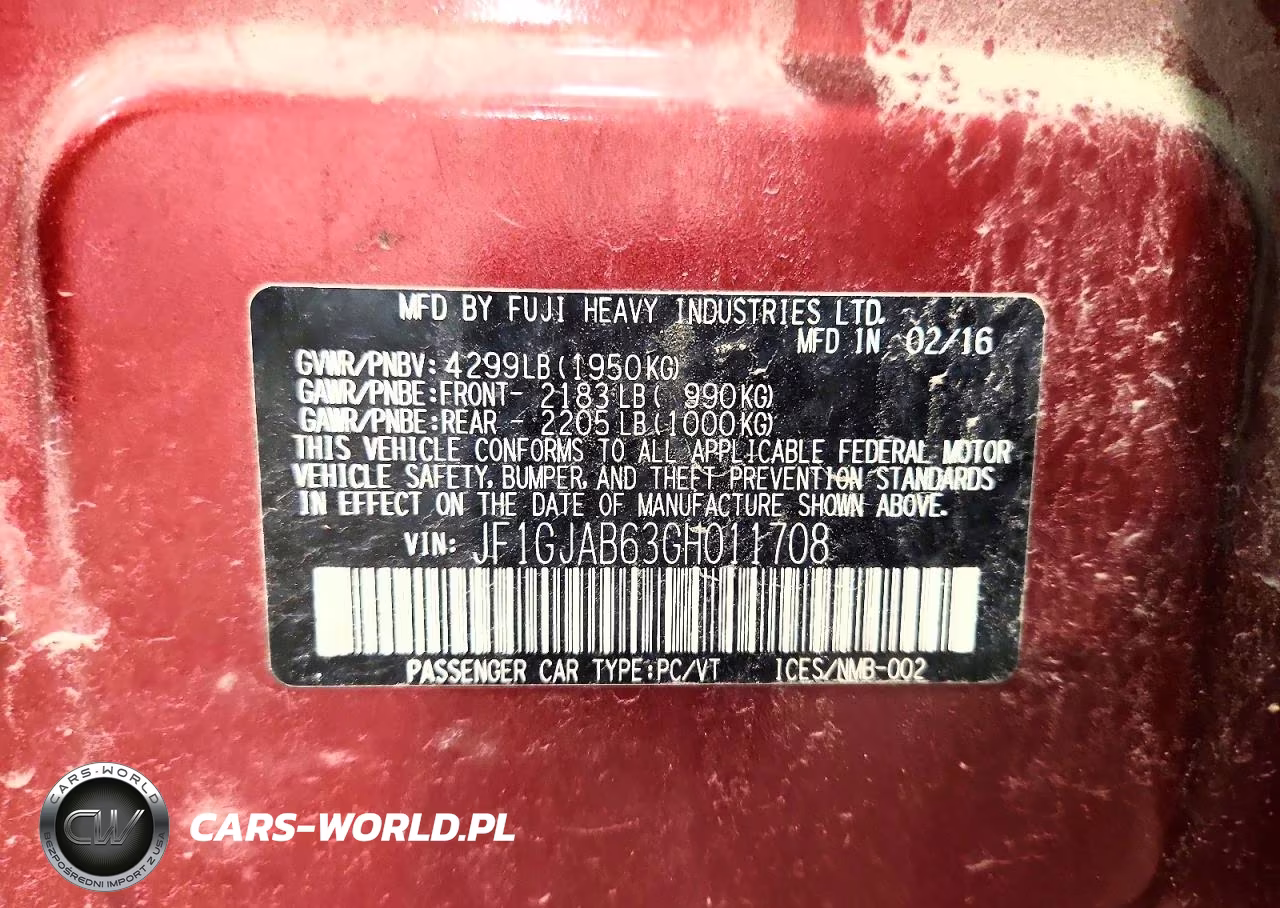 2016 Subaru Impreza Premium VIN:JF1GJAB63GH011708 - 12