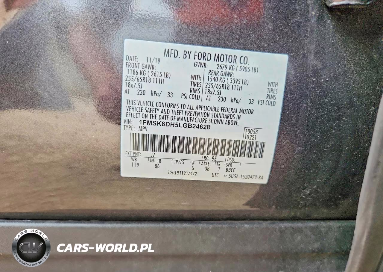 2020 Ford Explorer Xlt VIN:1FMSK8DH5LGB24628 - 13