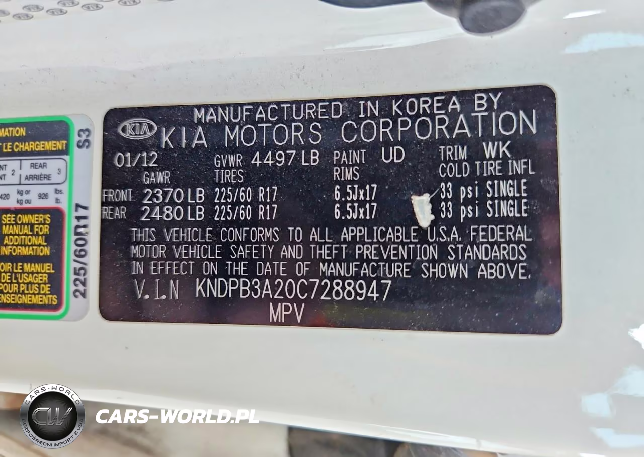 2012 Kia Sportage Lx VIN:KNDPB3A20C7288947 - 13