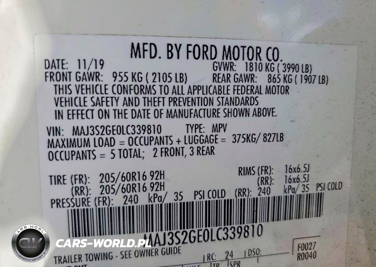 2020 Ford Ecosport Se VIN:MAJ3S2GE0LC339810 - 13