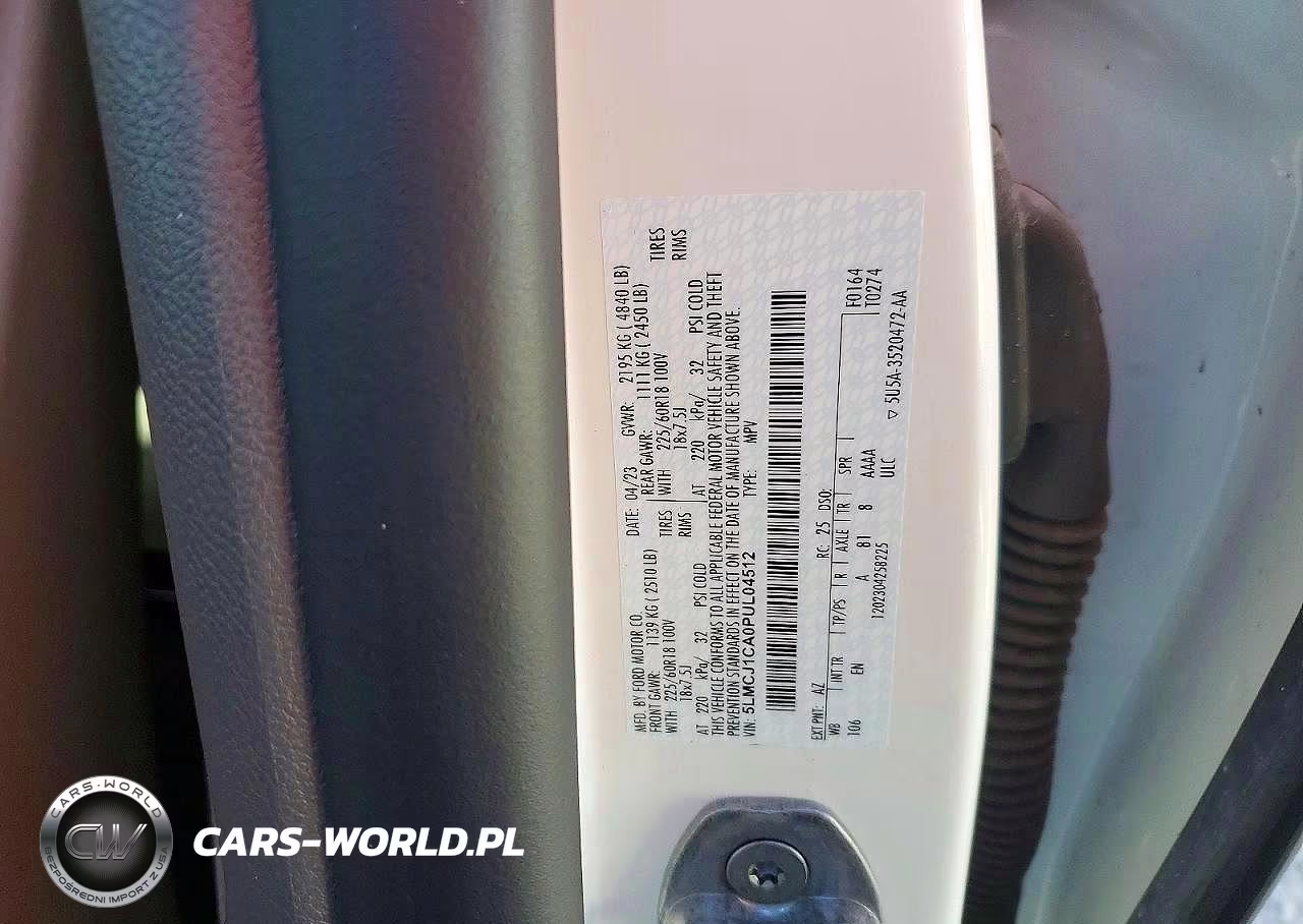 2023 Lincoln Corsair VIN:5LMCJ1CA0PUL04512 - 12