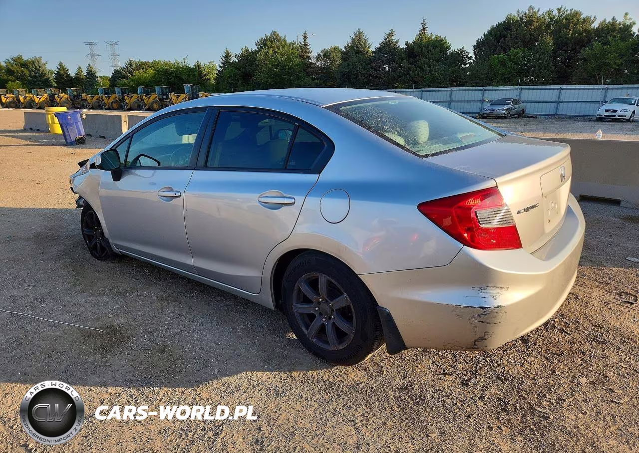 2012 Honda Civic Lx VIN:19XFB2F5XCE055523 - 2