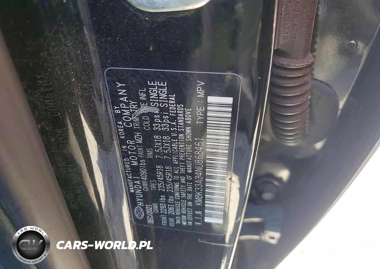 2022 Hyundai Kona N Line VIN:KM8K33A34NU868461 - 14