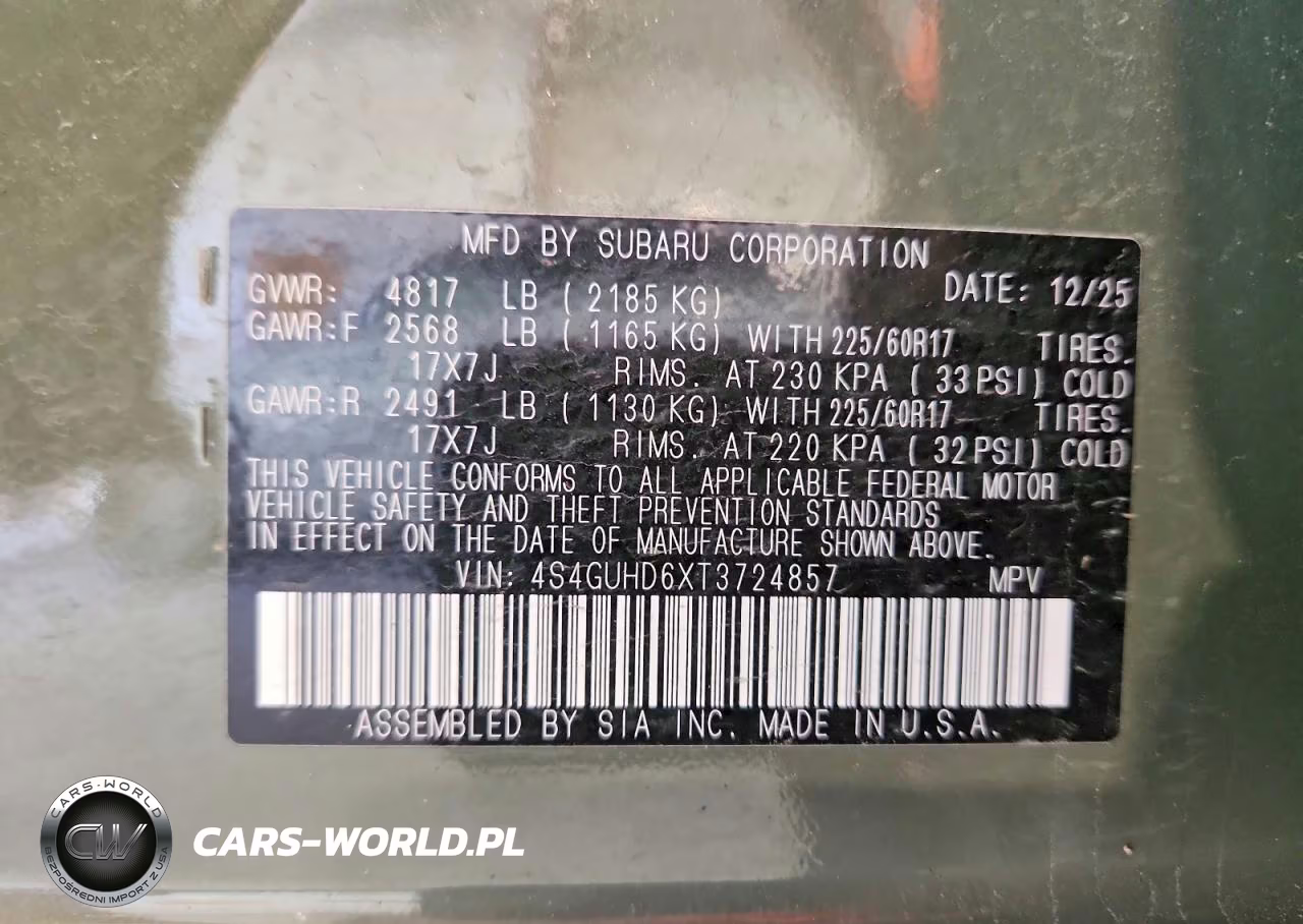 2026 Subaru Crosstrek Premium VIN:4S4GUHD6XT3724857 - 14