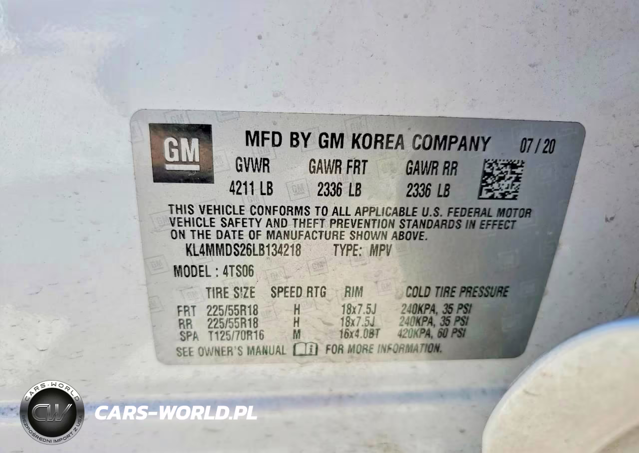 2020 Buick Encore Gx Select VIN:KL4MMDS26LB134218 - 12