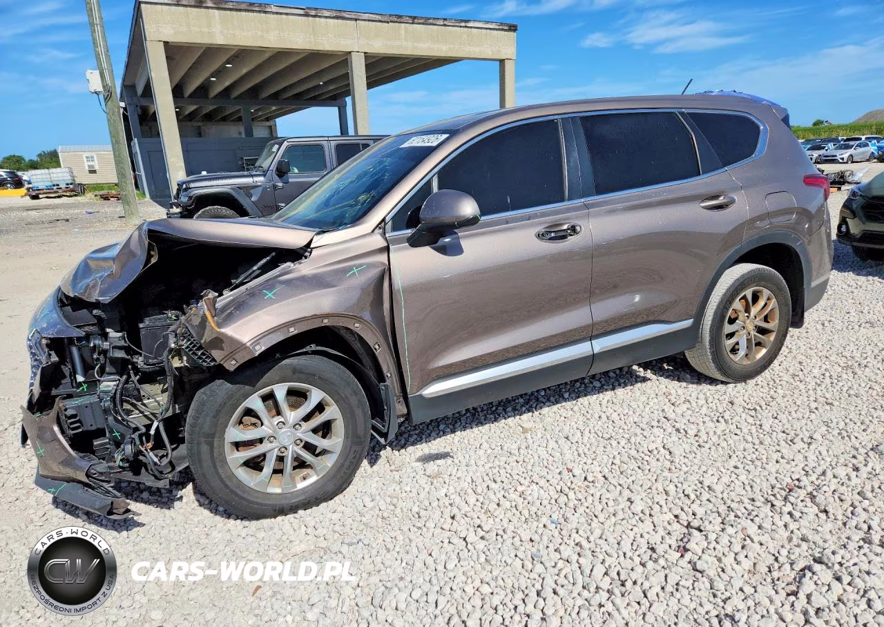 2019 Hyundai Santa Fe Se VIN:5NMS23AD3KH132792 - 1
