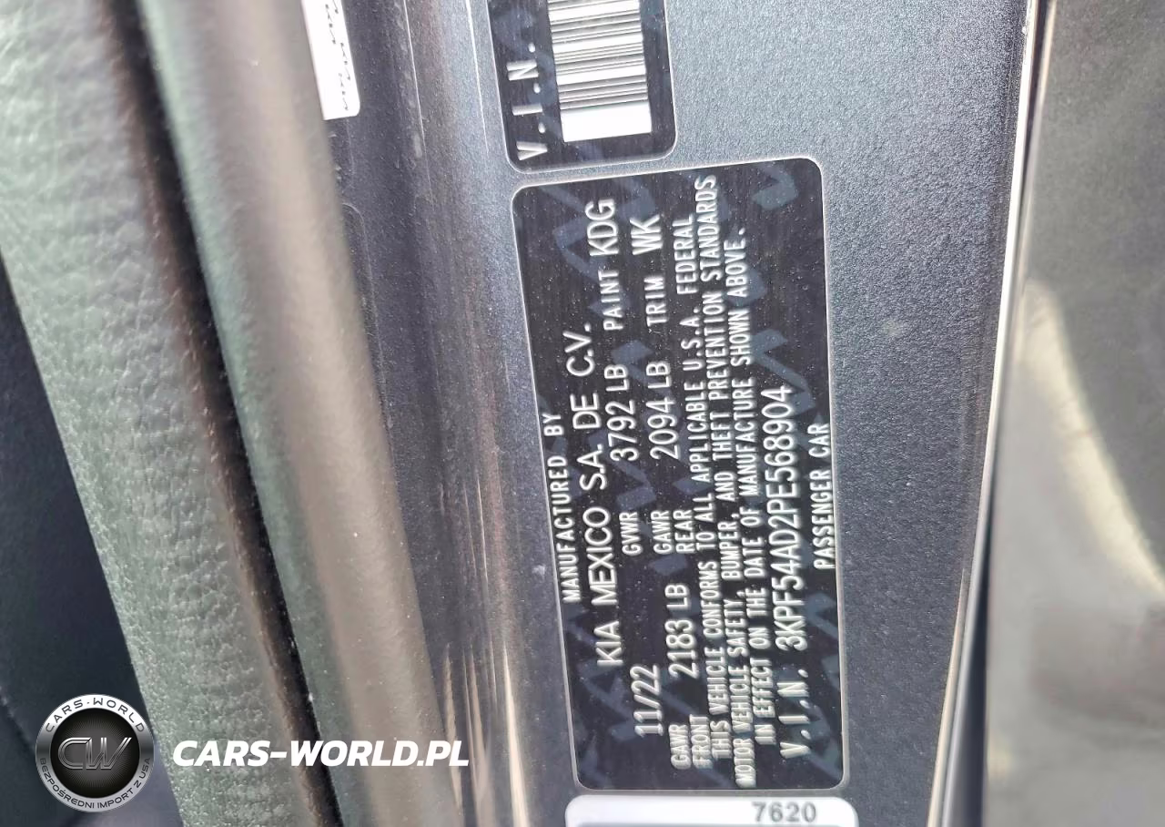2023 Kia Forte Gt Line VIN:3KPF54AD2PE568904 - 12