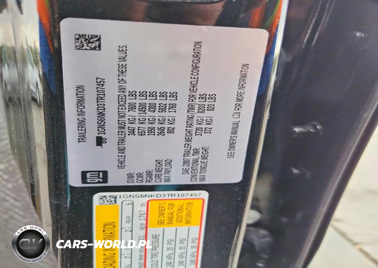 2026 Chevrolet Tahoe K1500 Lt VIN:1GNS6NKD3TR107457 - 14