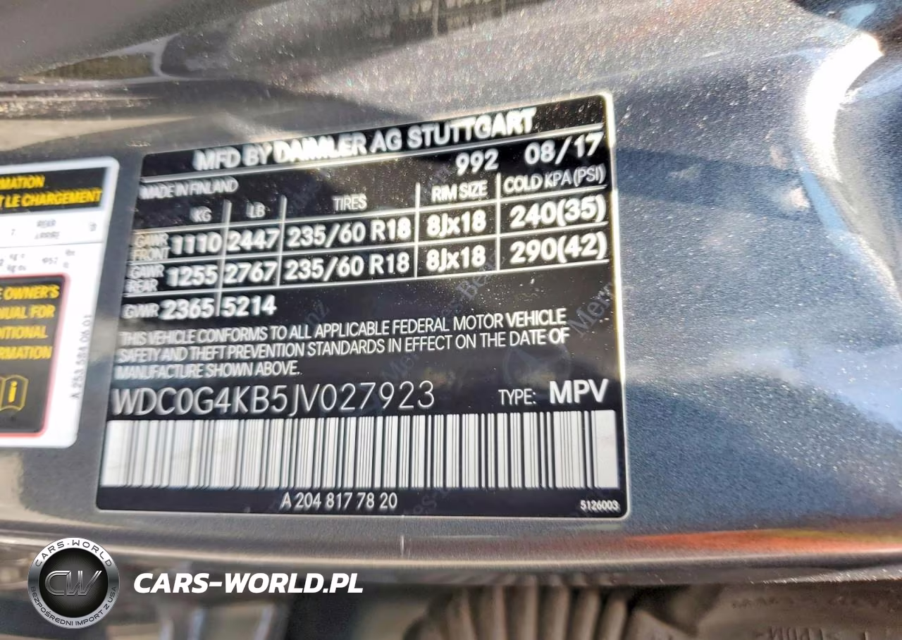 2018 Mercedes-Benz Glc 300 4Matic VIN:WDC0G4KB5JV027923 - 13