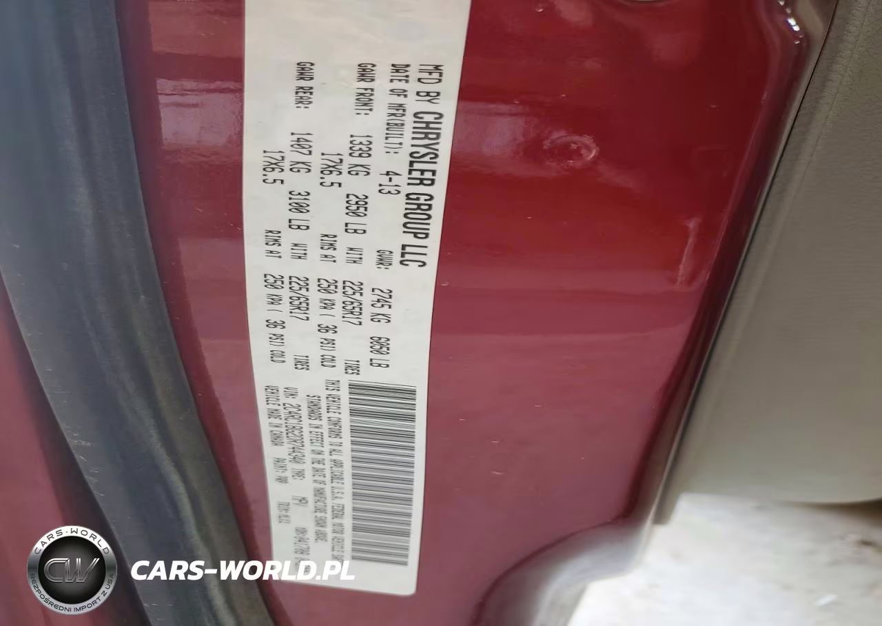 2013 Chrysler Town & Country Touring VIN:2C4RC1BG2DR744340 - 13