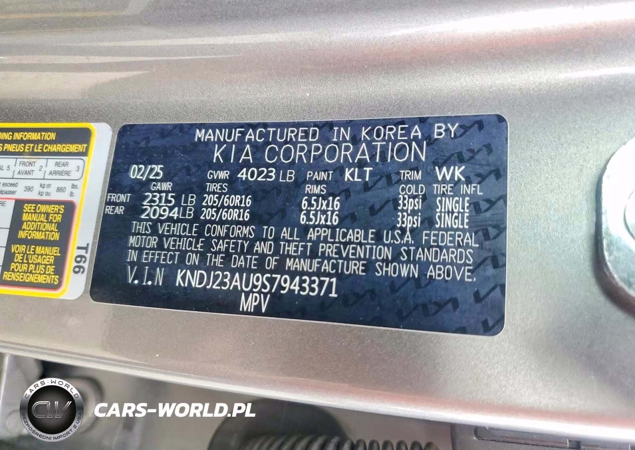 2025 Kia Soul Lx VIN:KNDJ23AU9S7943371 - 13