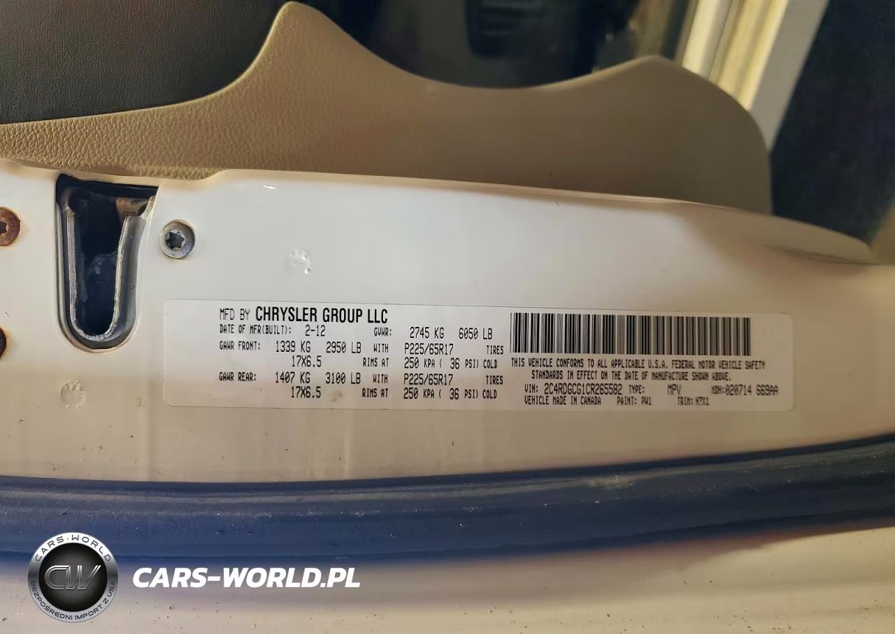 2012 Dodge Grand Caravan Sxt VIN:2C4RDGCG1CR265582 - 13