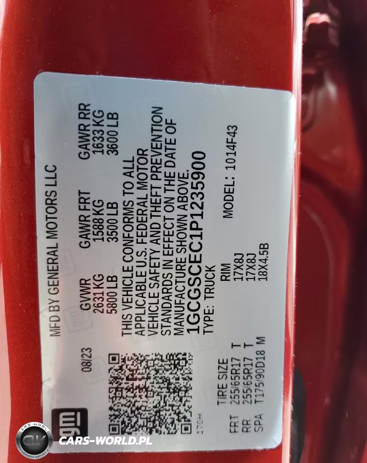 2023 Chevrolet Colorado Lt VIN:1GCGSCEC1P1235900 - 12