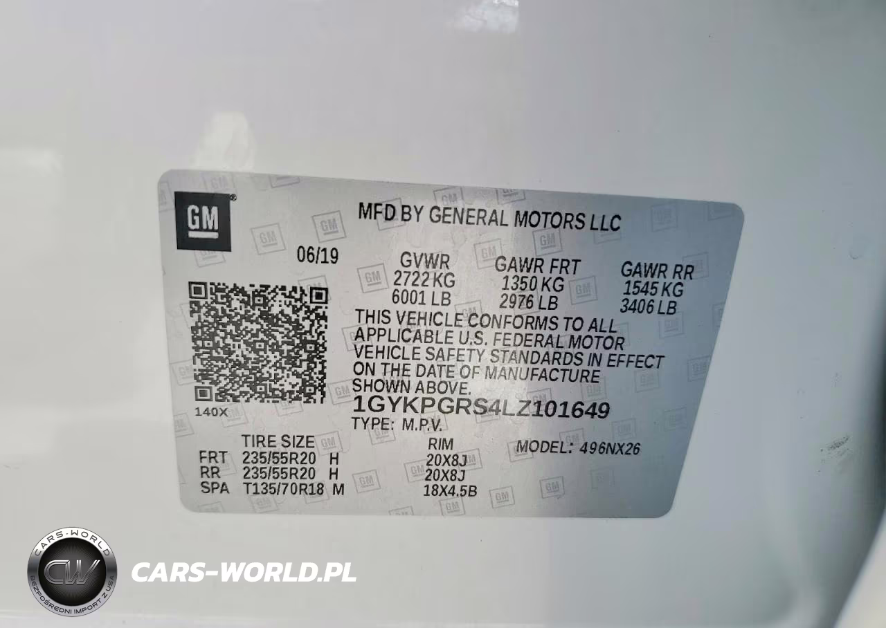 2020 Cadillac Xt6 Sport VIN:1GYKPGRS4LZ101649 - 13