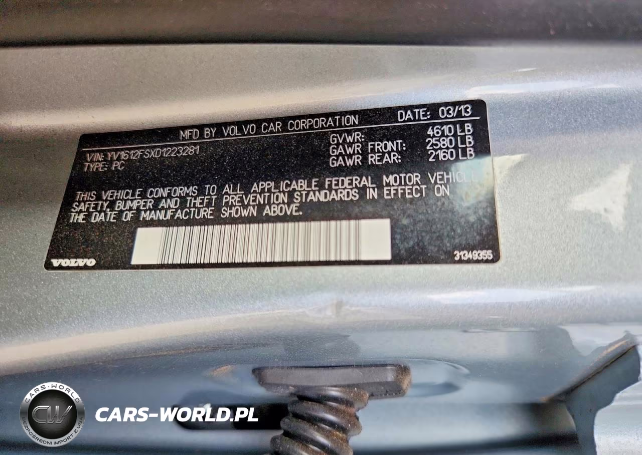 2013 Volvo S60 T5 VIN:YV1612FSXD1223281 - 12