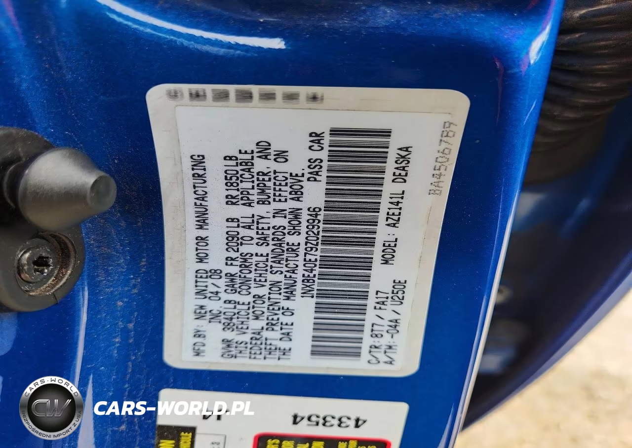 2009 Toyota Corolla Xrs VIN:1NXBE40E79Z029946 - 12