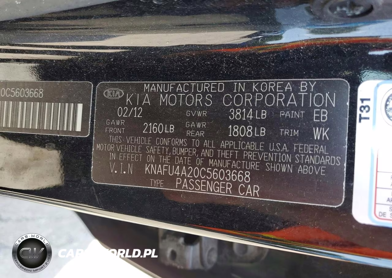 2012 Kia Forte Ex VIN:KNAFU4A20C5603668 - 12