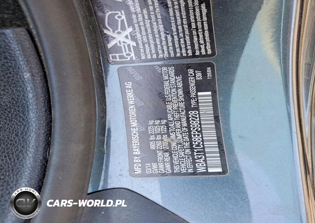 2014 BMW 428 Xi Sulev VIN:WBA3T1C58EPS98228 - 12