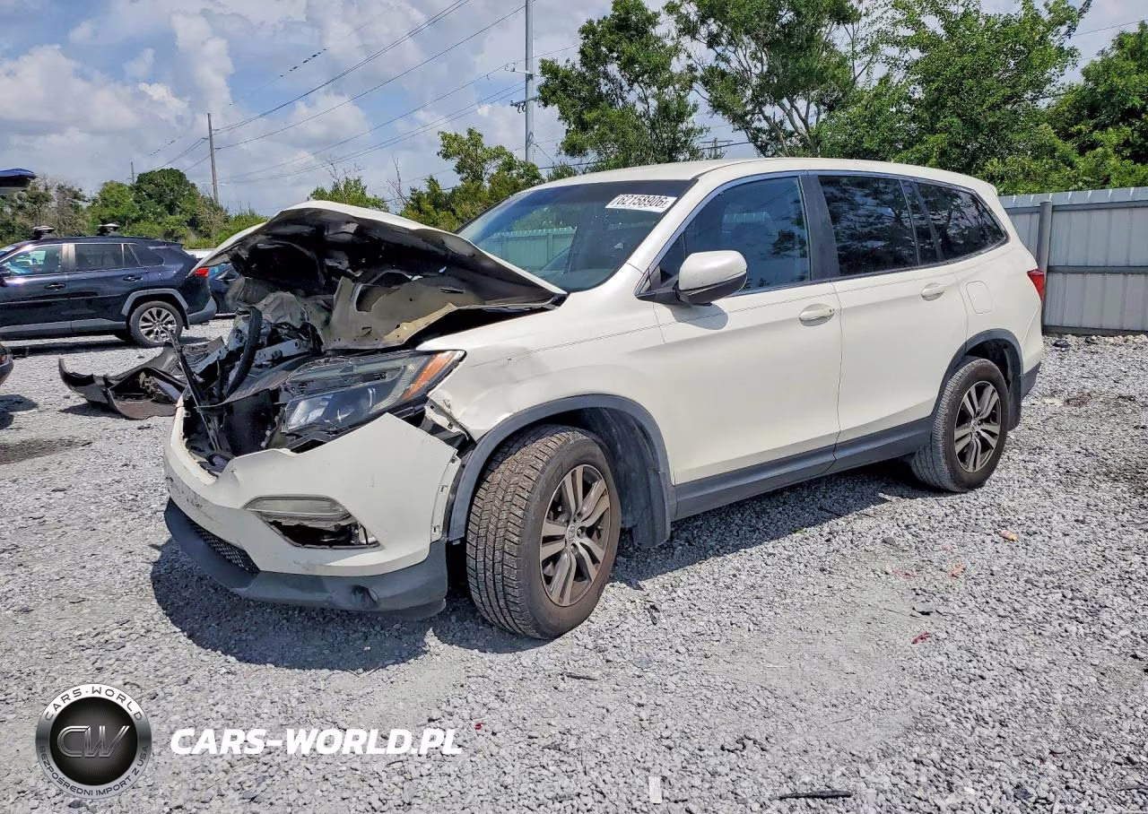 2017 Honda Pilot Ex VIN:5FNYF5H32HB046374 - 1