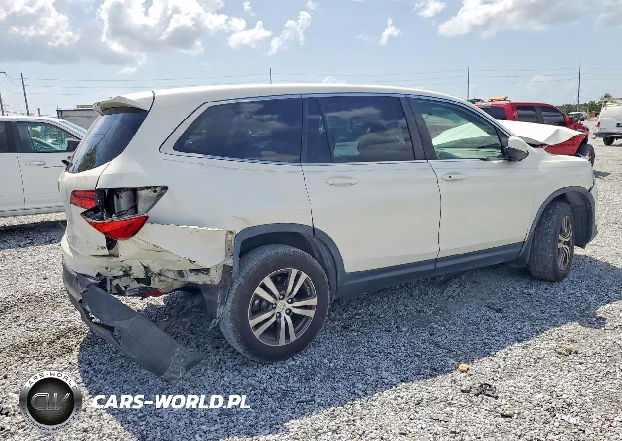 2017 Honda Pilot Ex VIN:5FNYF5H32HB046374 - 3