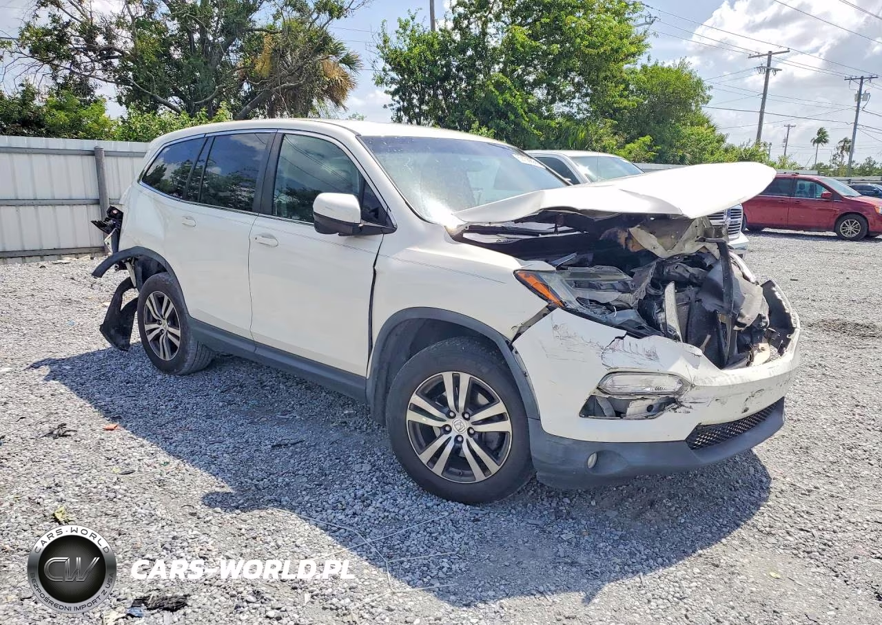2017 Honda Pilot Ex VIN:5FNYF5H32HB046374 - 4