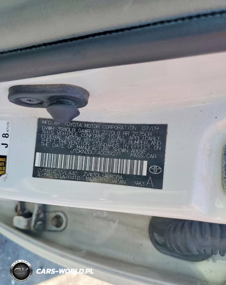 2010 Toyota Prius Iv VIN:JTDKN3DU1A0039271 - 12