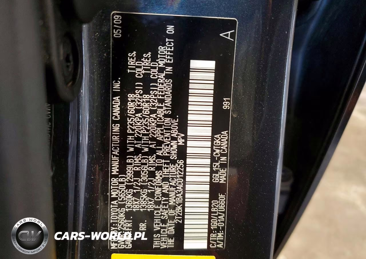 2010 Lexus Rx 350 VIN:2T2BK1BA3AC012256 - 14