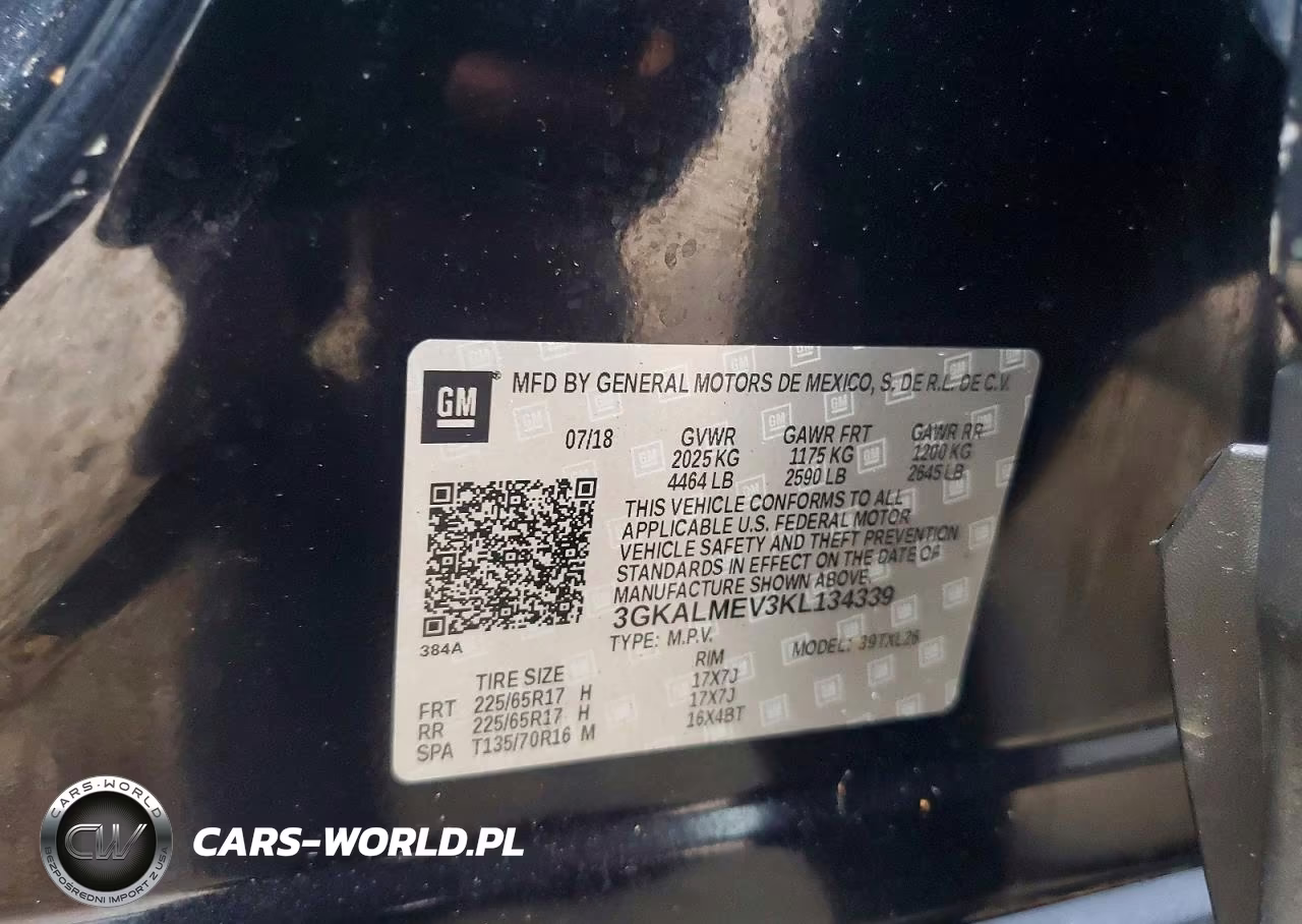 2019 GMC Terrain Sle VIN:3GKALMEV3KL134339 - 13