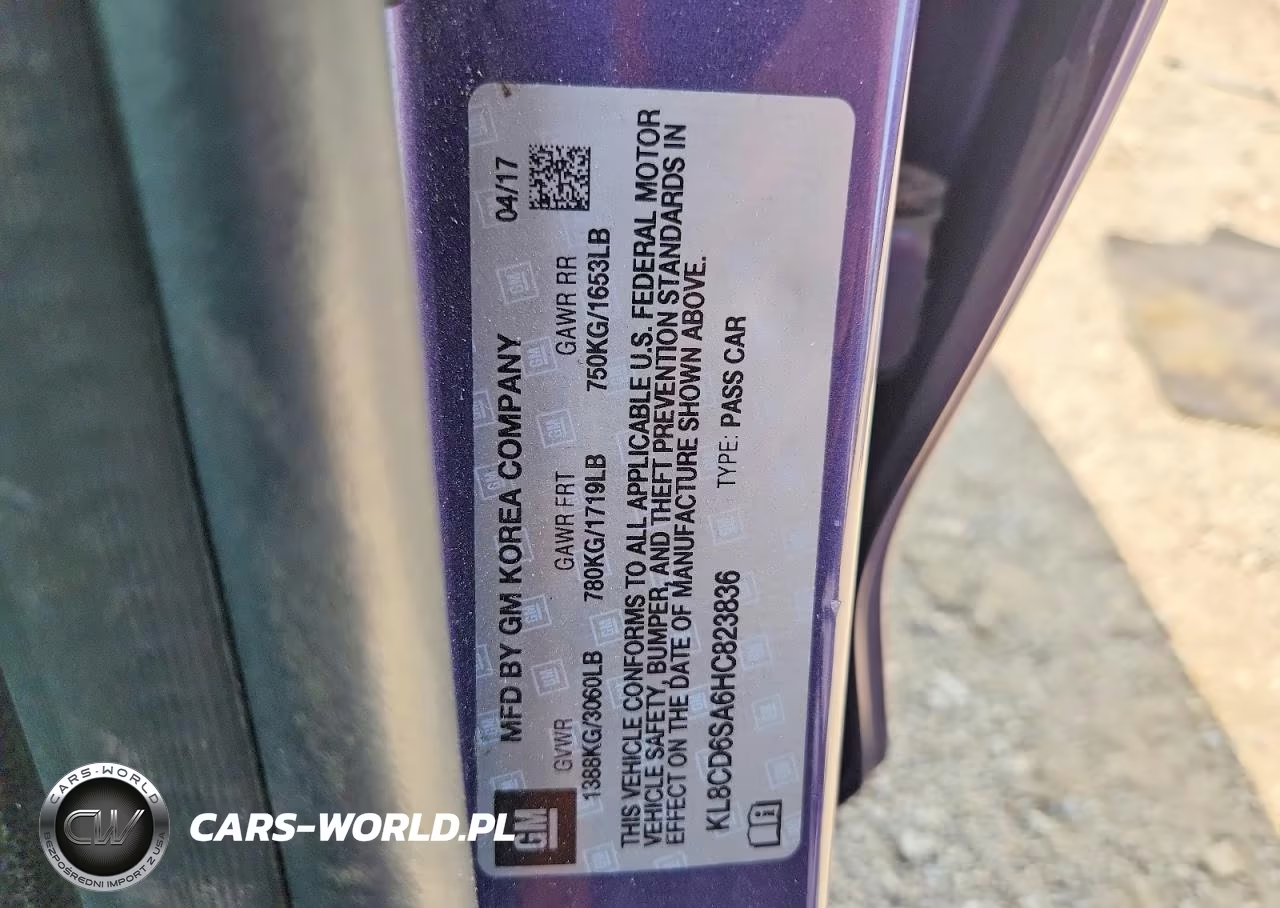 2017 Chevrolet Spark 1Lt VIN:KL8CD6SA6HC823836 - 12