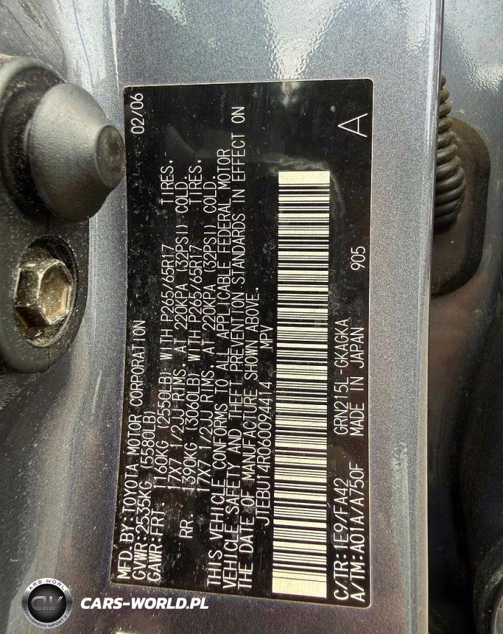 2006 Toyota 4Runner Sr5 VIN:JTEBU14R060094414 - 10