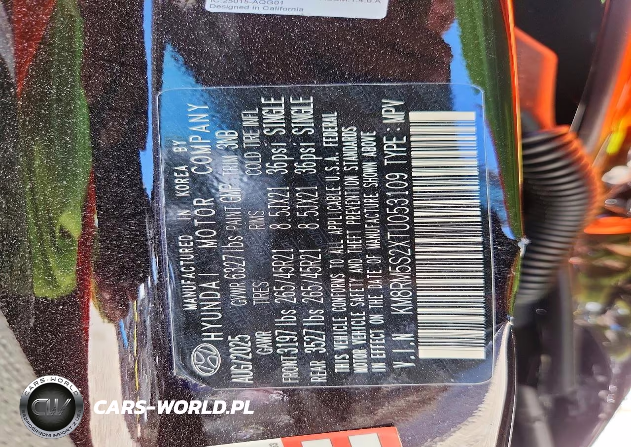 2026 Hyundai Palisade Calligraphy VIN:KM8RM5S2XTU053109 - 14