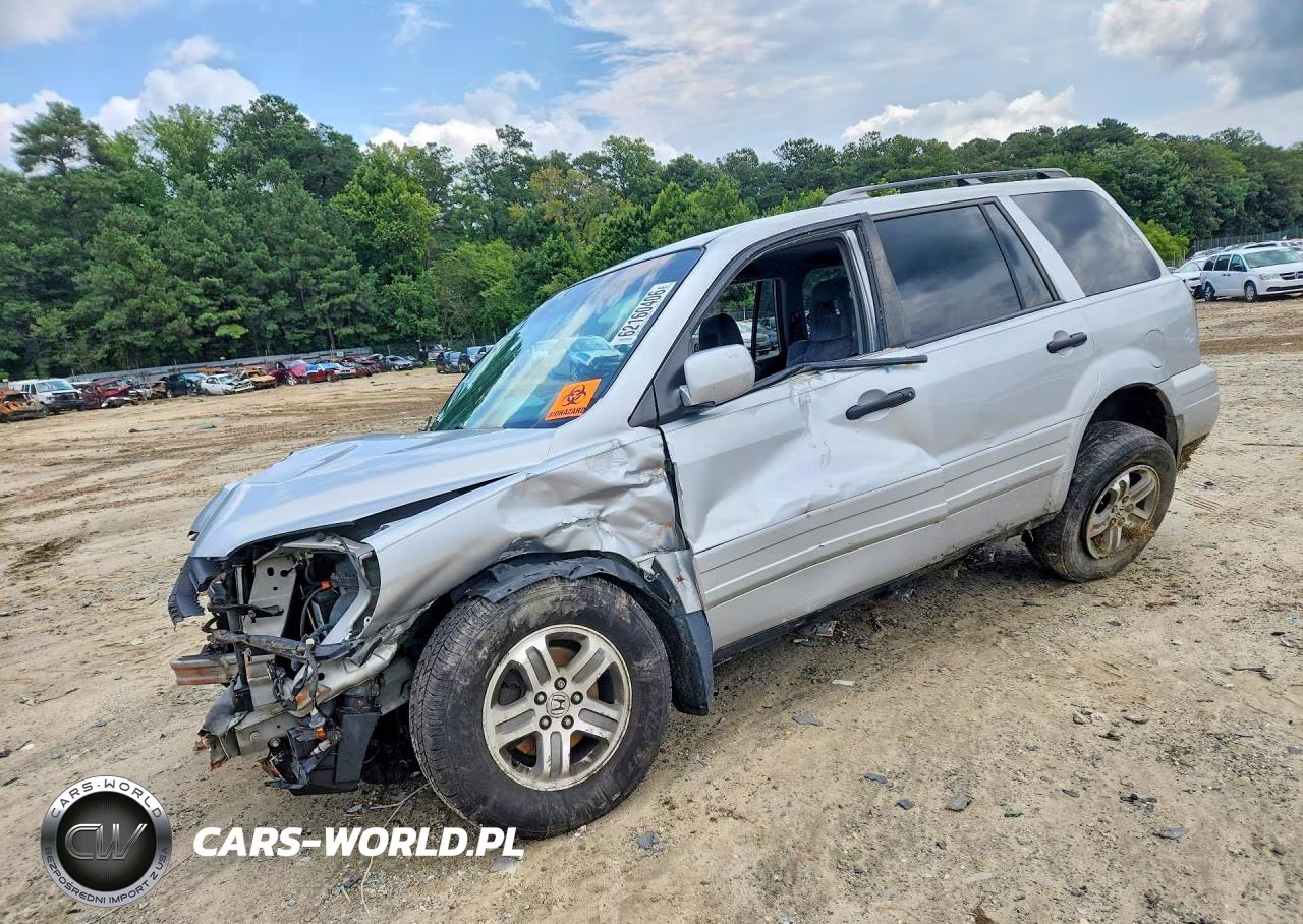 2004 Honda Pilot Ex VIN:2HKYF18484H501712 - 1