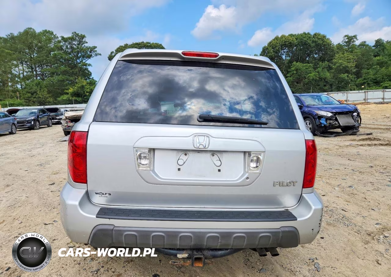 2004 Honda Pilot Ex VIN:2HKYF18484H501712 - 6