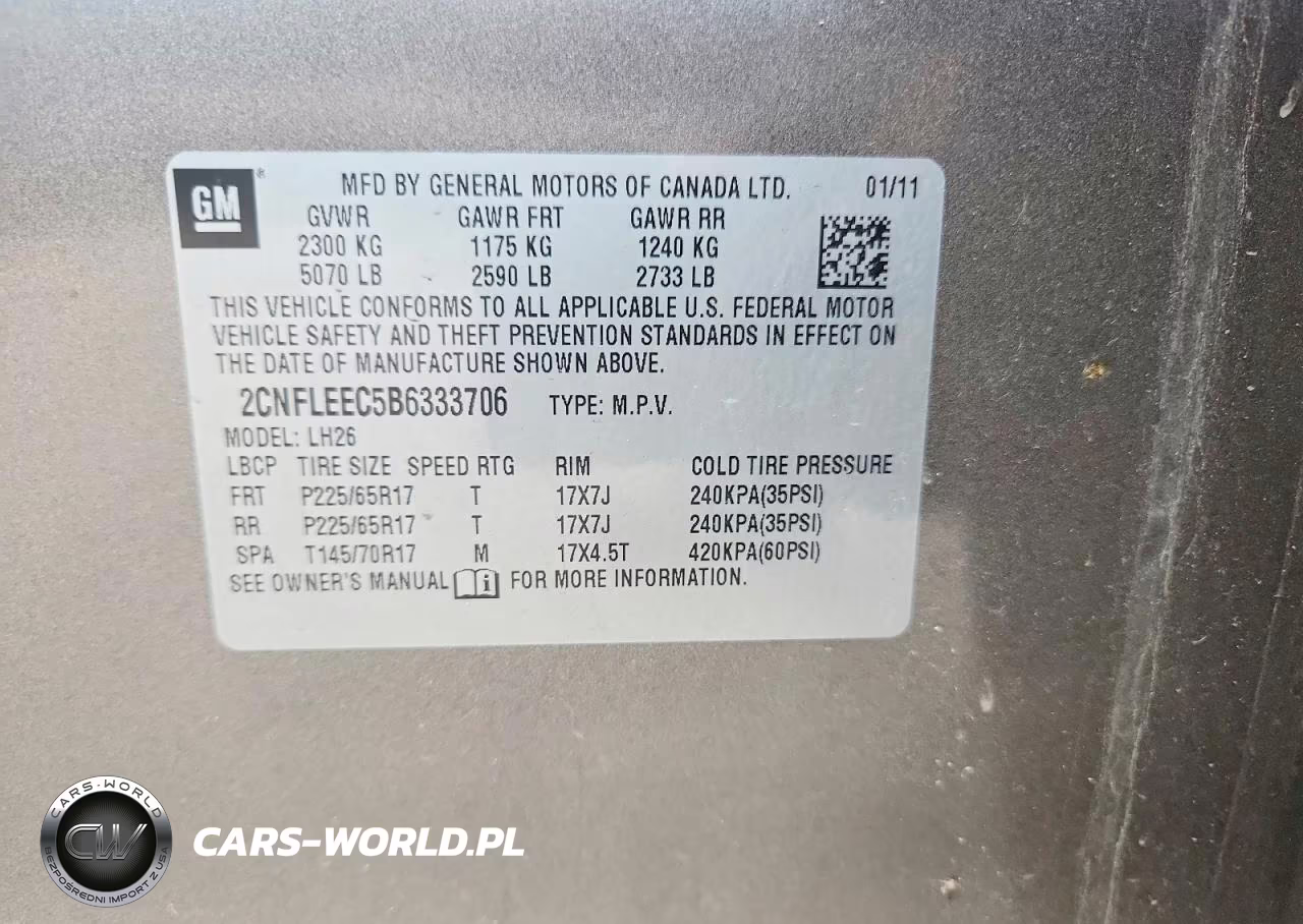 2011 Chevrolet Equinox Lt VIN:2CNFLEEC5B6333706 - 12