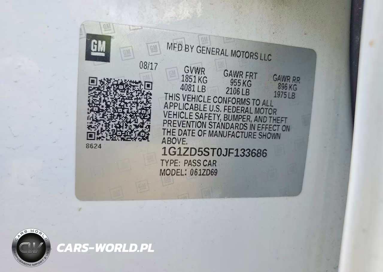 2018 Chevrolet Malibu Lt VIN:1G1ZD5ST0JF133686 - 12
