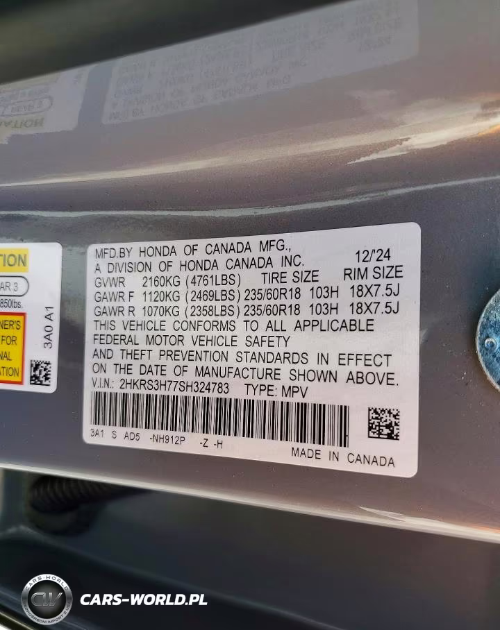 2025 Honda Cr-V Exl VIN:2HKRS3H77SH324783 - 13