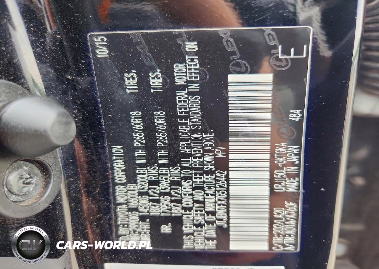 2016 Lexus Gx 460 VIN:JTJBM7FX7G5126442 - 14