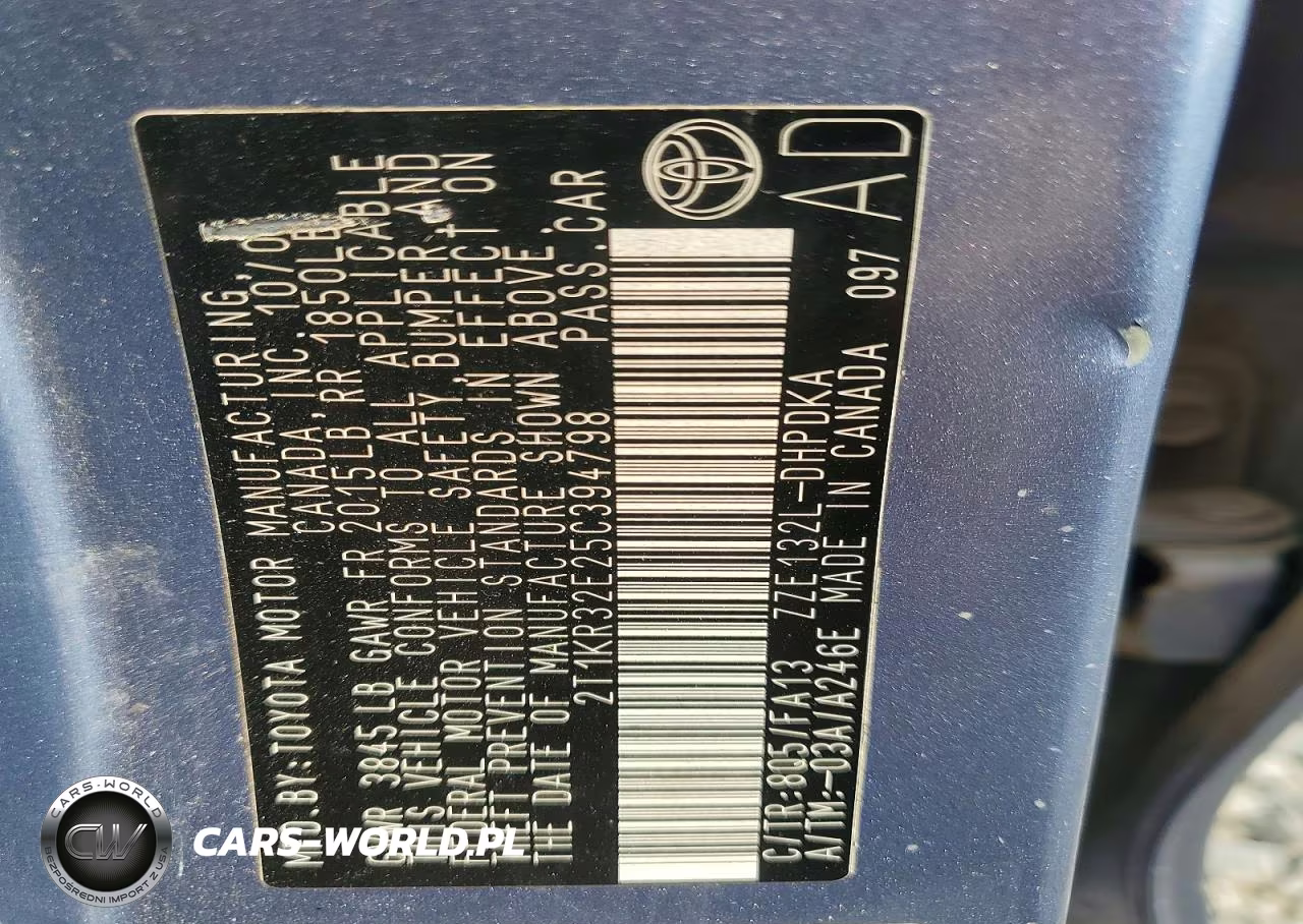 2005 Toyota Matrix Base VIN:2T1KR32E25C394798 - 12