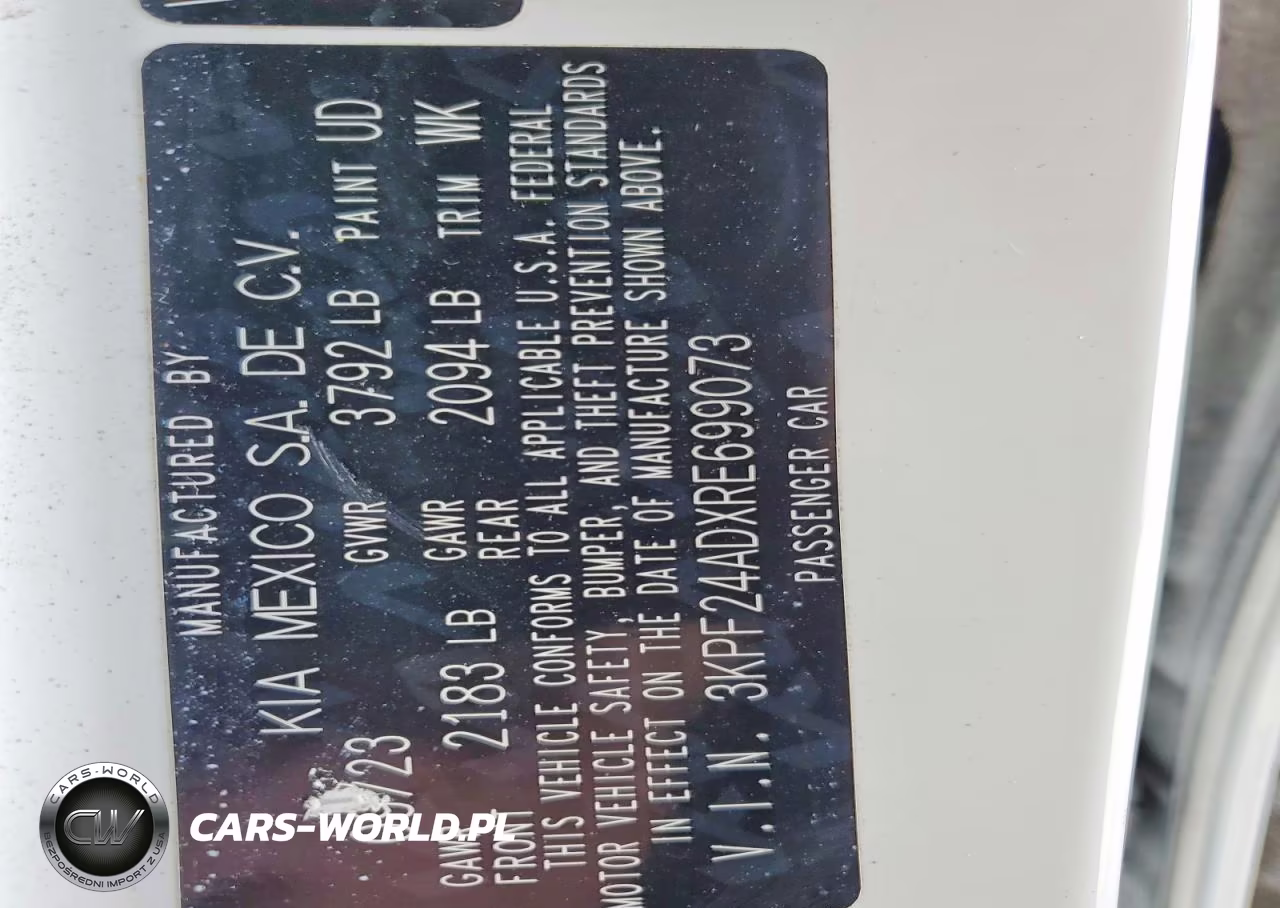 2024 Kia Forte Lx VIN:3KPF24ADXRE699073 - 13