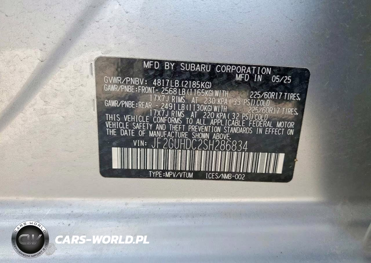 2025 Subaru Crosstrek Premium VIN:JF2GUHDC2SH286834 - 12