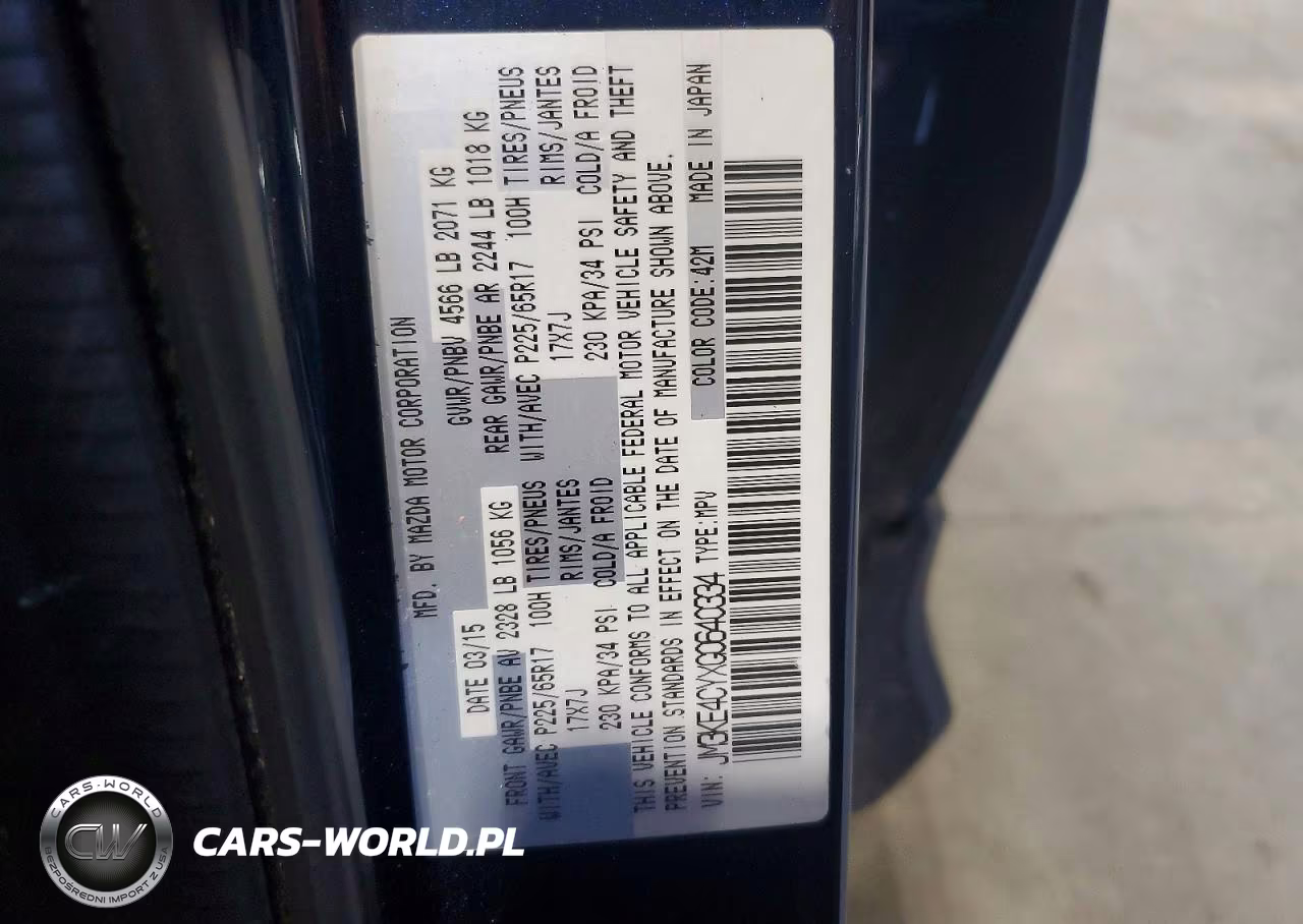 2016 Mazda Cx-5 Touring VIN:JM3KE4CYXG0640334 - 12