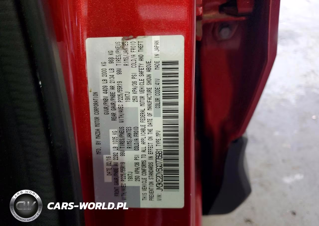 2016 Mazda Cx-5 Gt VIN:JM3KE2DY6G0776981 - 13