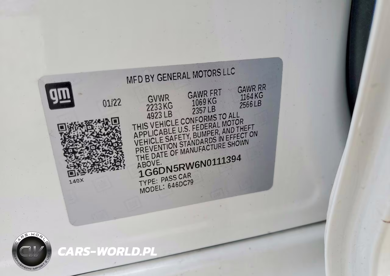 2022 Cadillac Ct5 Premium Luxury VIN:1G6DN5RW6N0111394 - 12
