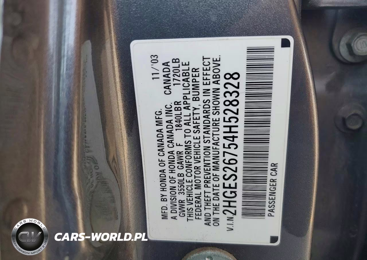 2004 Honda Civic Ex VIN:2HGES26754H528328 - 13
