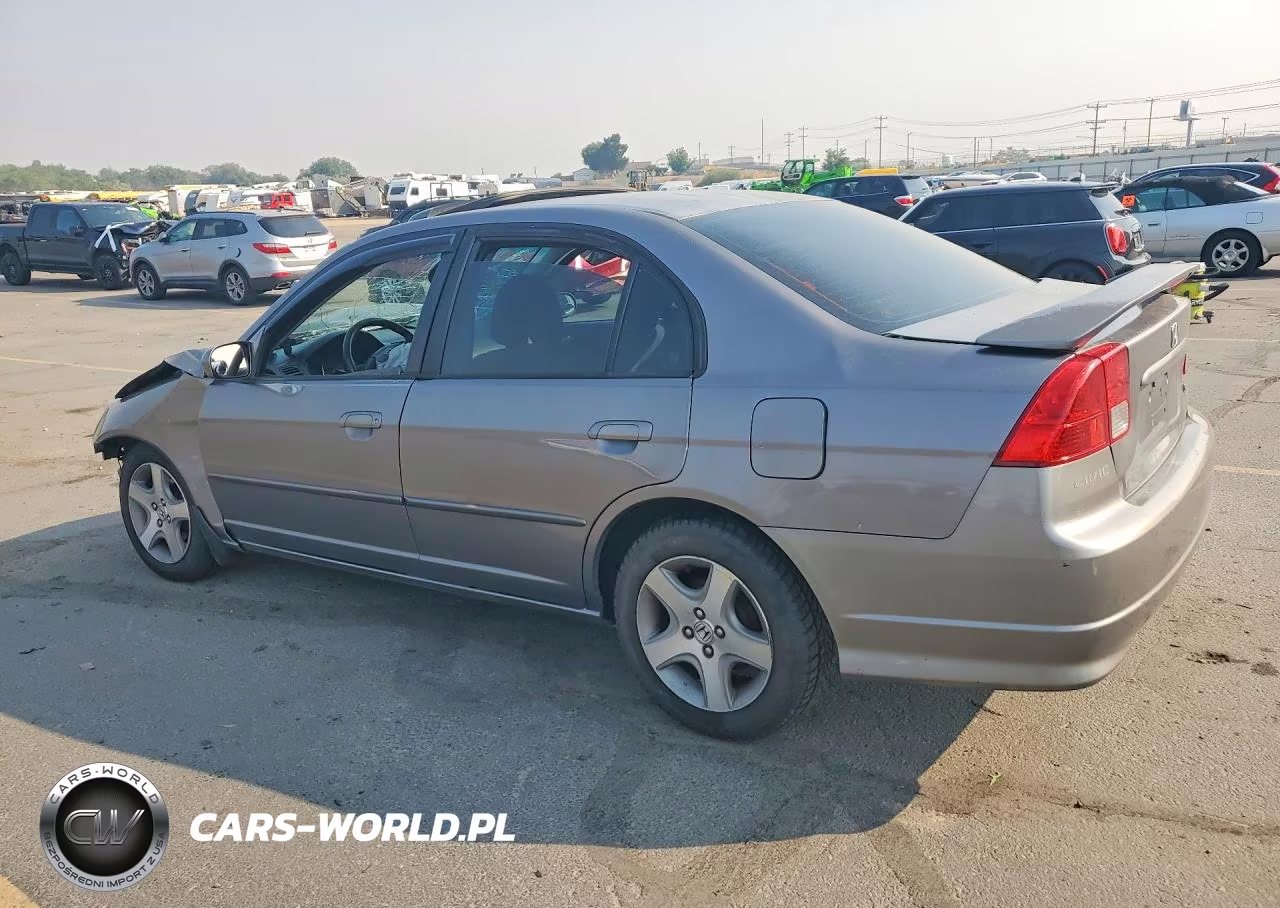 2004 Honda Civic Ex VIN:2HGES26754H528328 - 2