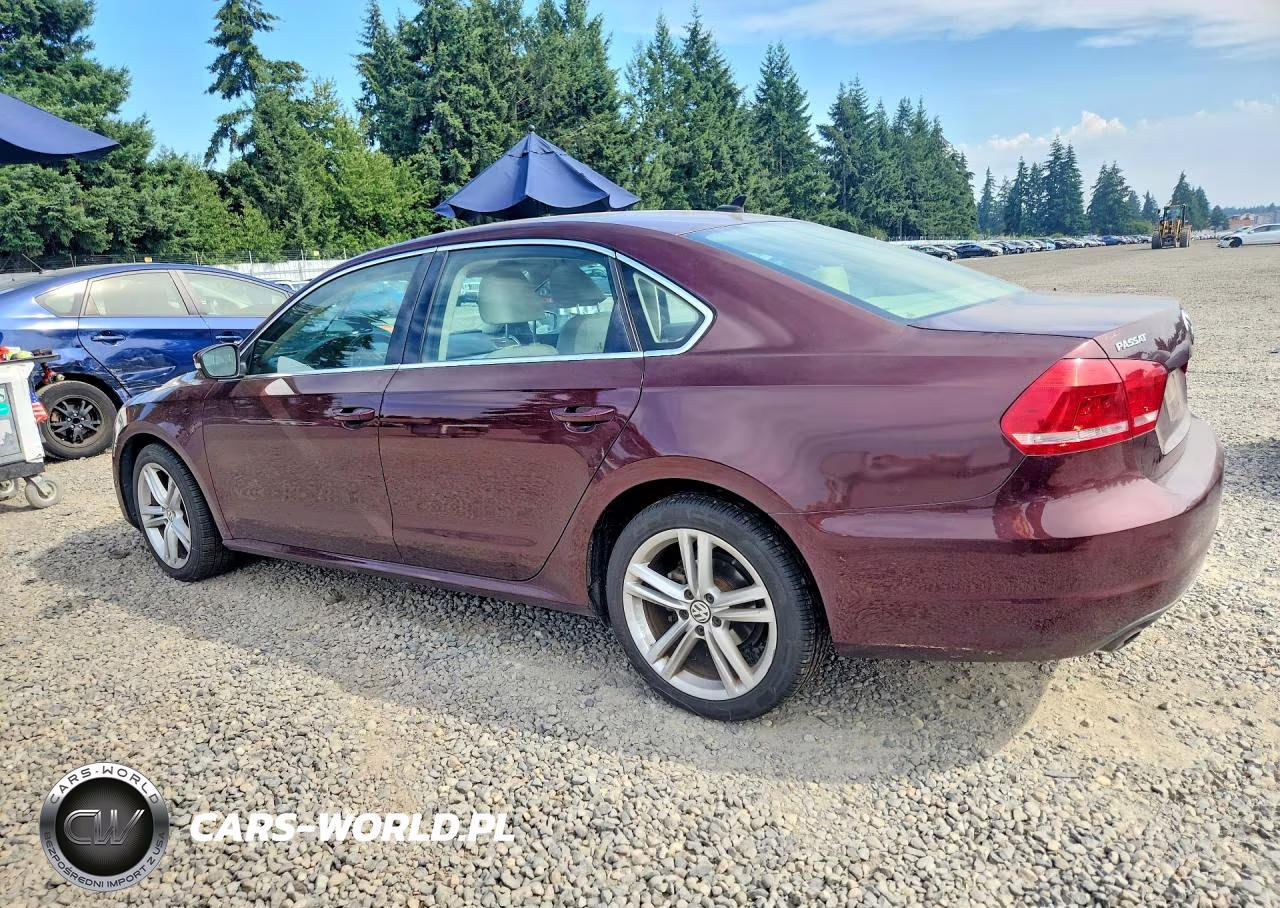 2014 Volkswagen Passat Se VIN:1VWBP7A37EC002384 - 2