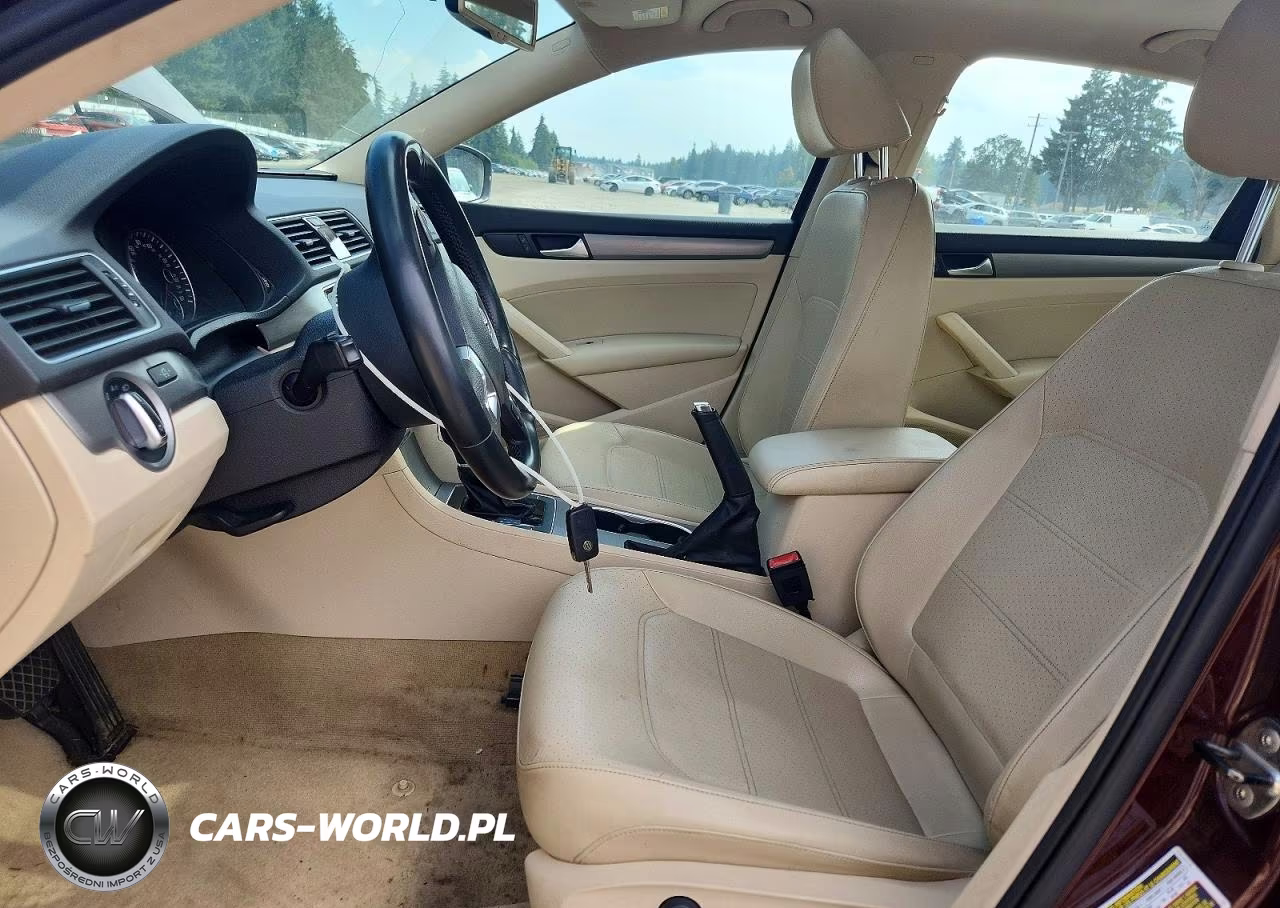 2014 Volkswagen Passat Se VIN:1VWBP7A37EC002384 - 7