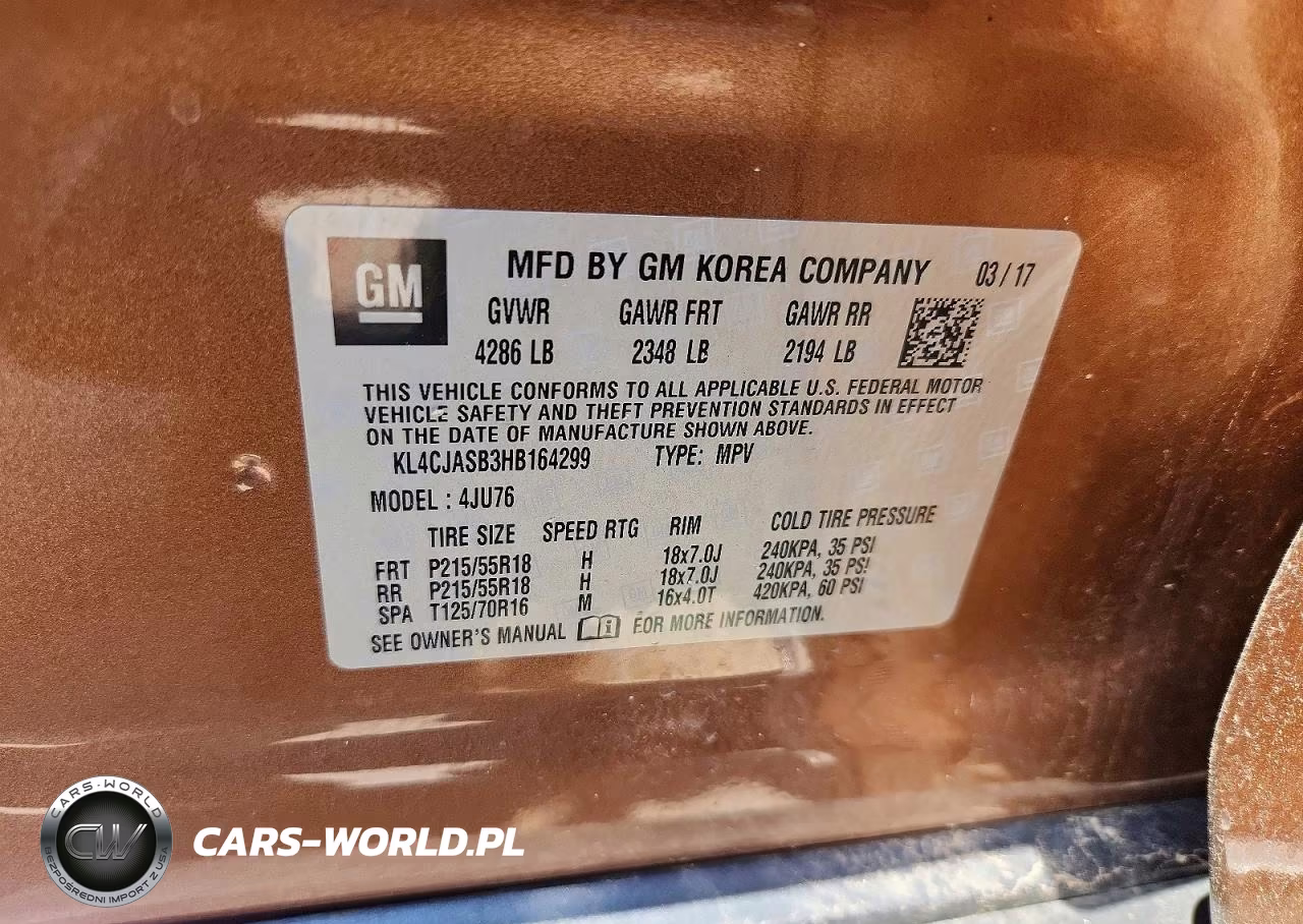 2017 Buick Encore Preferred VIN:KL4CJASB3HB164299 - 12